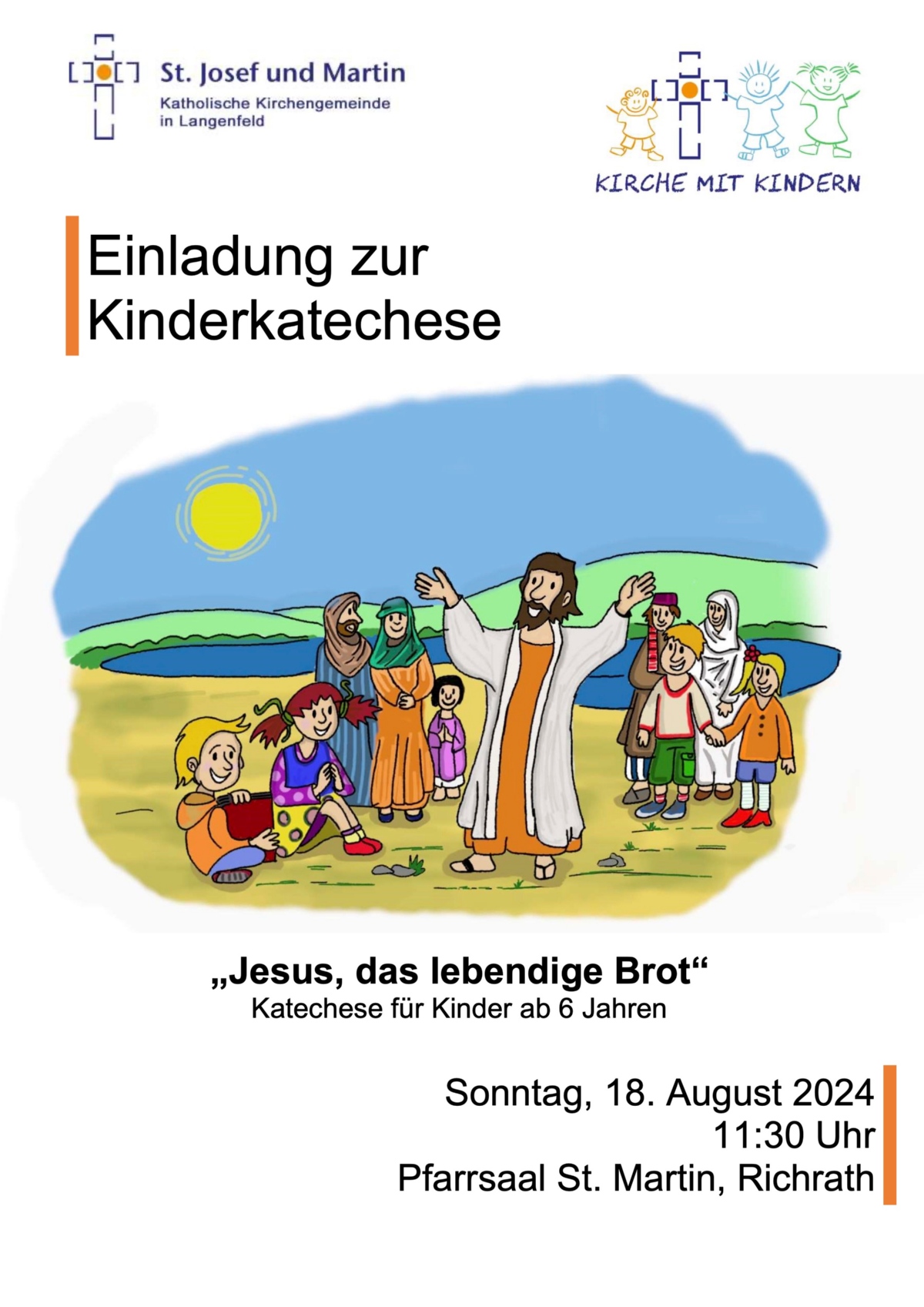 2024-08-18 - Jesus, das lebendige Brot - Plakat