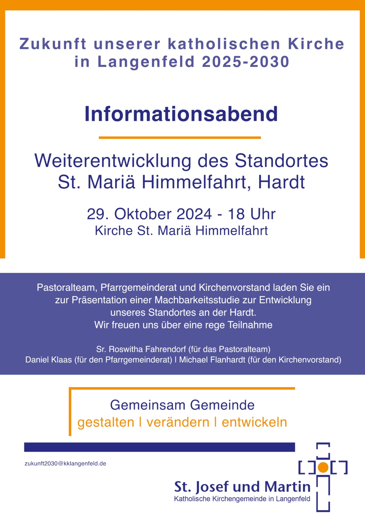 Einladung Informationsabend Hardt 29.10.2024