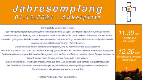 Einladungskarte Jahresempfang 2024