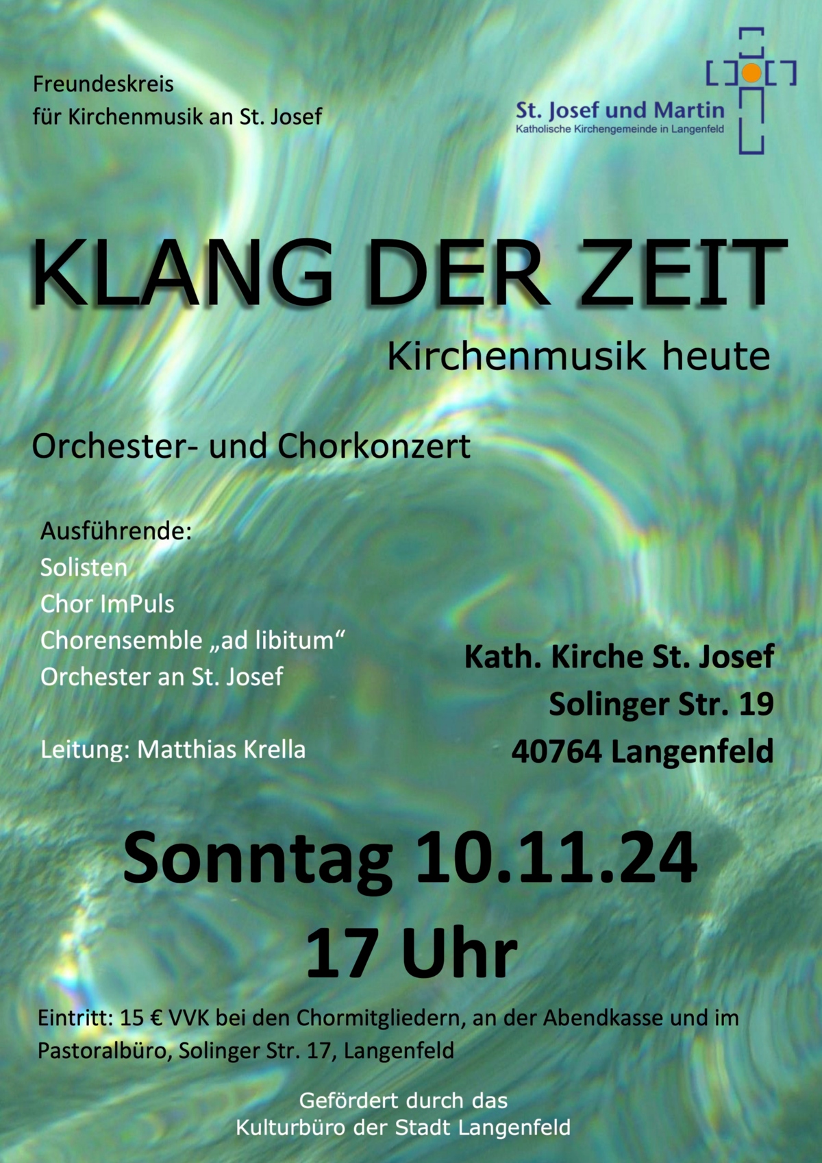 Konzert Nov 24 Plakat