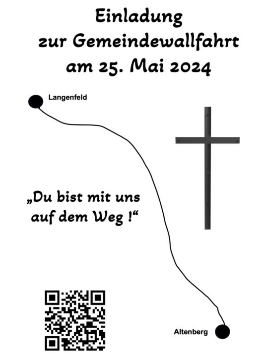 Plakat Gemeindewallfahrt 2024