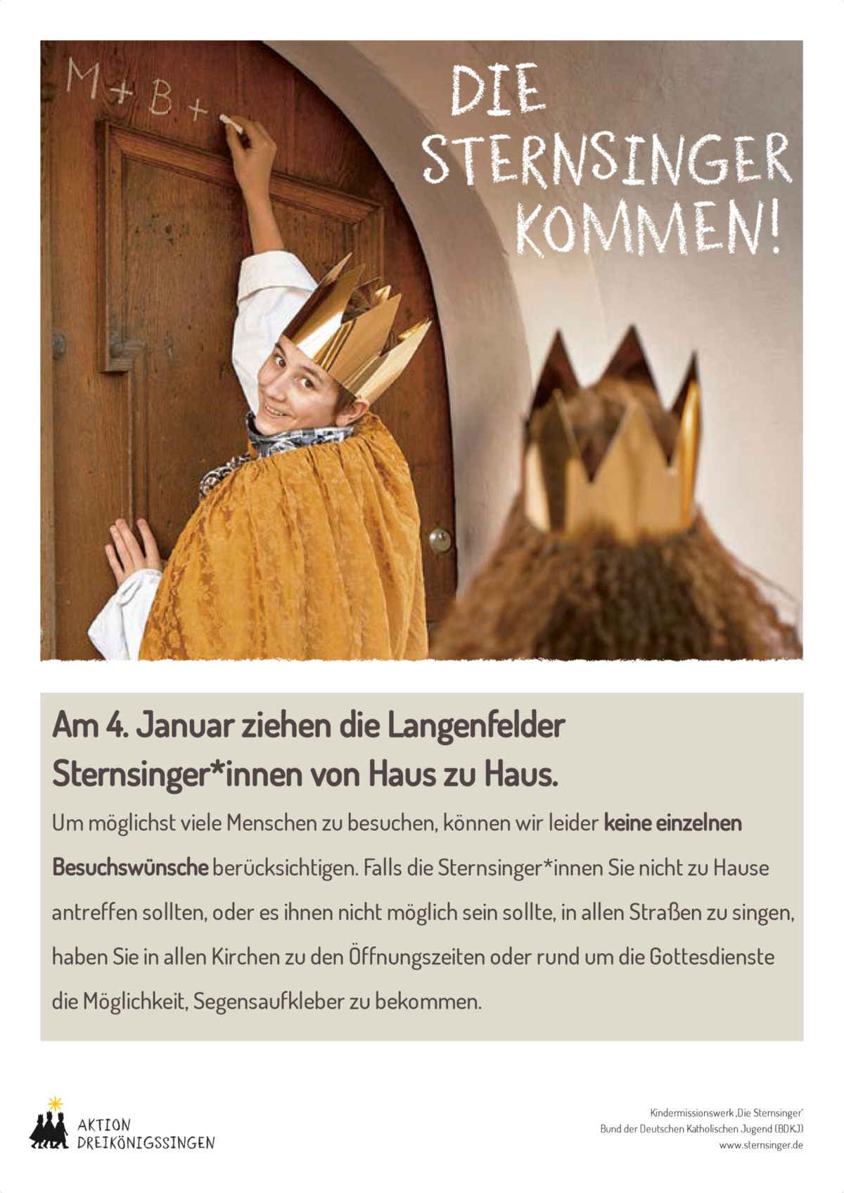 Plakat_Die Sternsinger kommen_2025