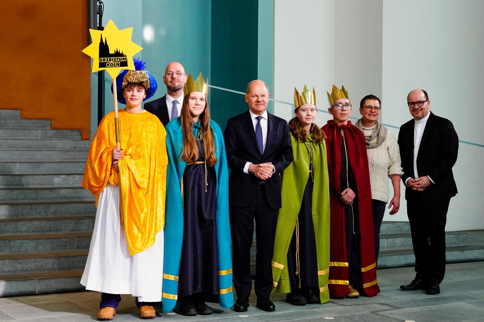 Sternsinger beim Bundeskanzler 2025