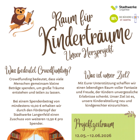 Raum für Kinderträume_Bücherei Richrath