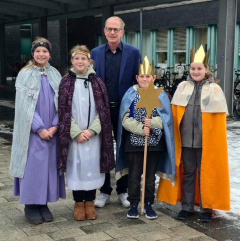 Klaas - Sternsinger mit Bürgermeister Wenzens 20260106