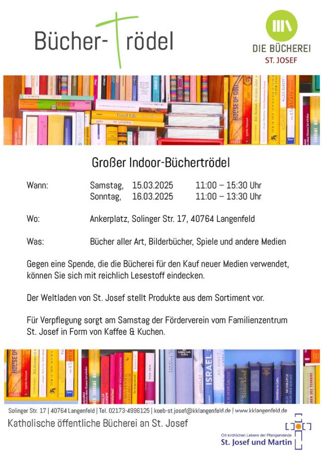 Indoor-Büchertrödel 2025