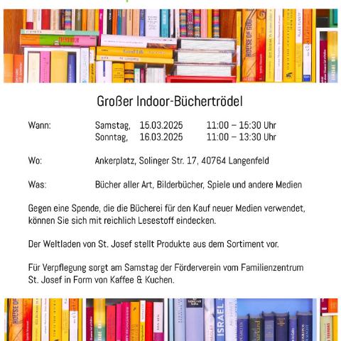 Indoor-Büchertrödel 2025